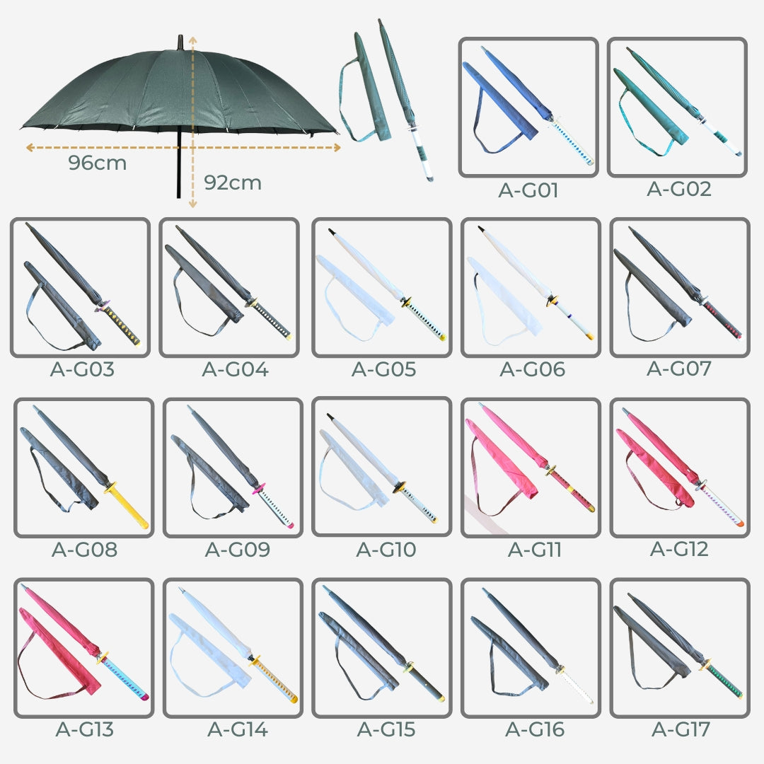 guarda-chuva espada katana, umbrella katana sword