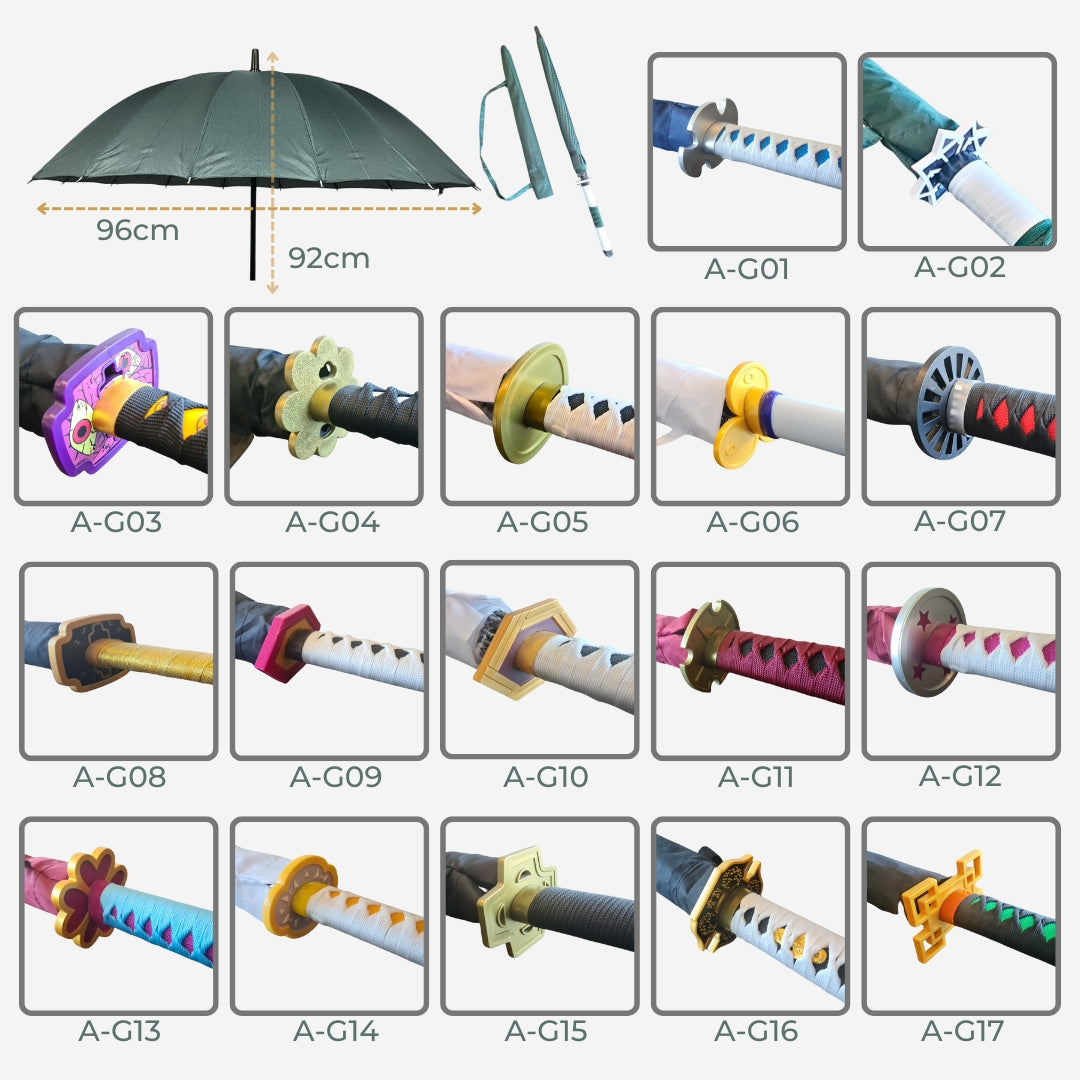 guarda-chuva espada katana, umbrella katana sword
